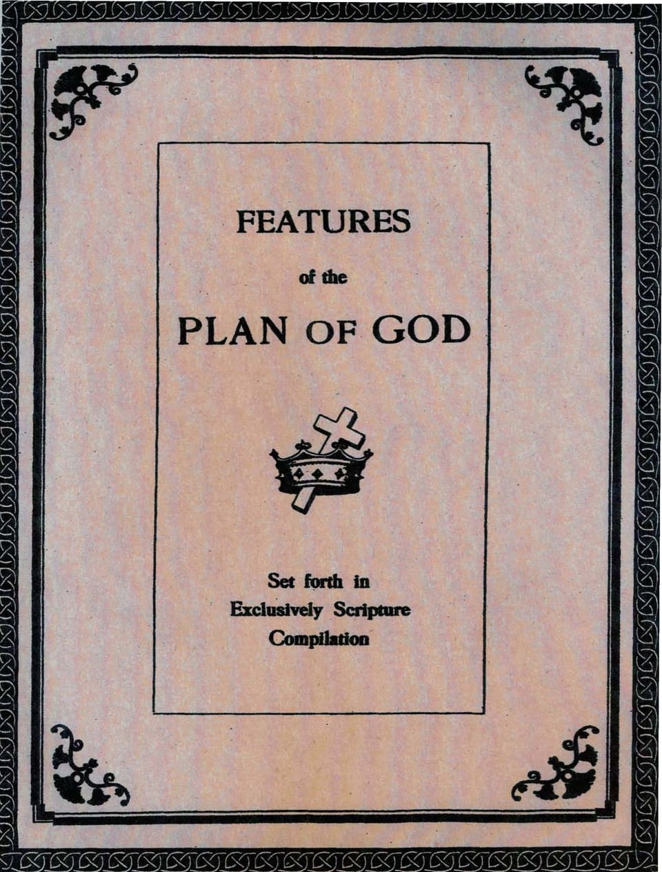 Features of the Plan of God