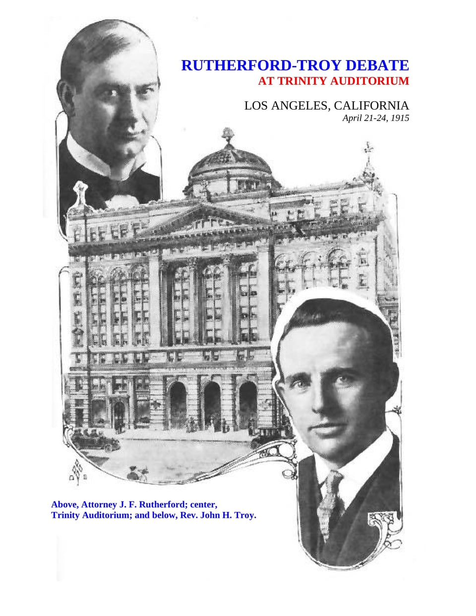 Rutherford-Troy Debate