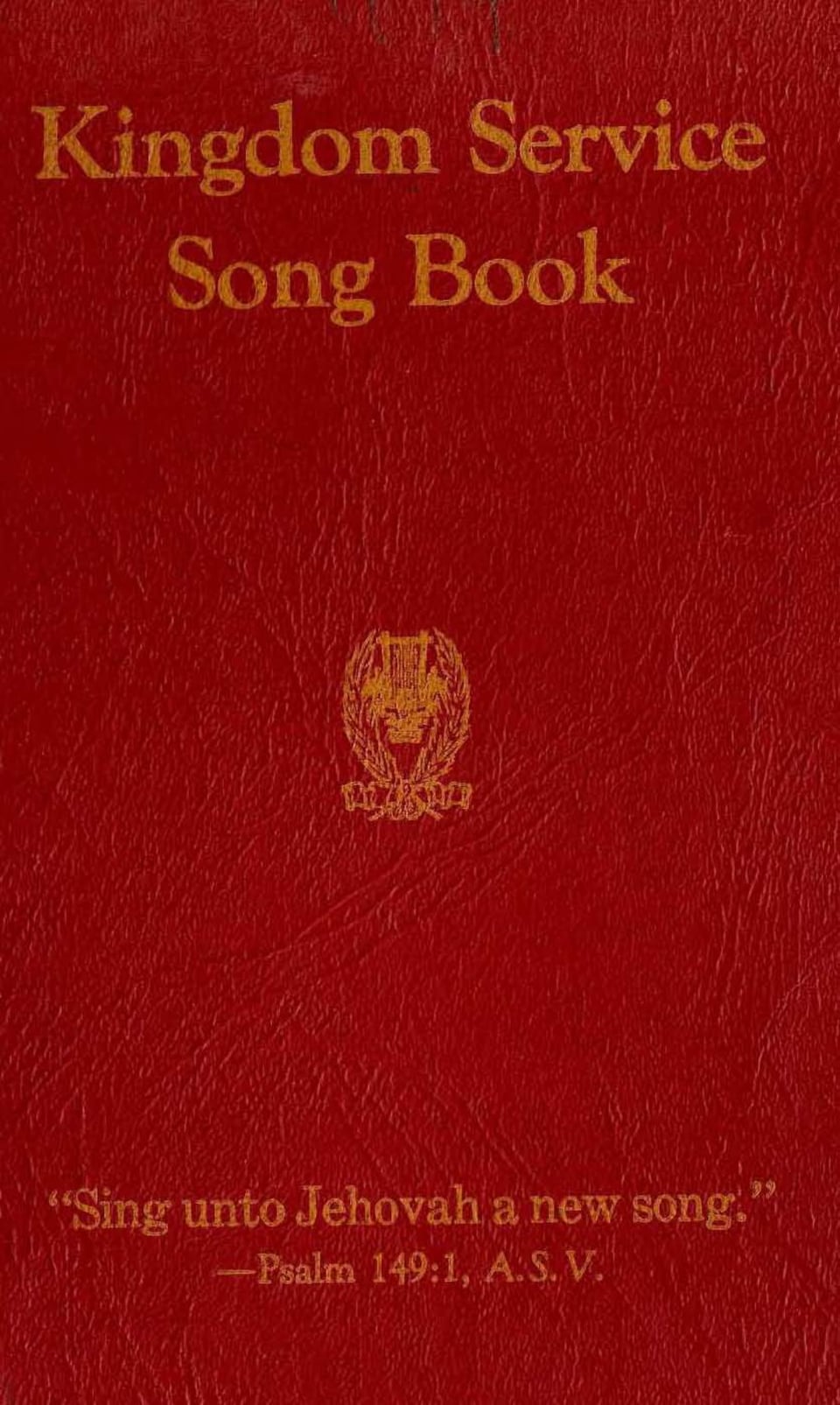 Kingdom Service Song Book