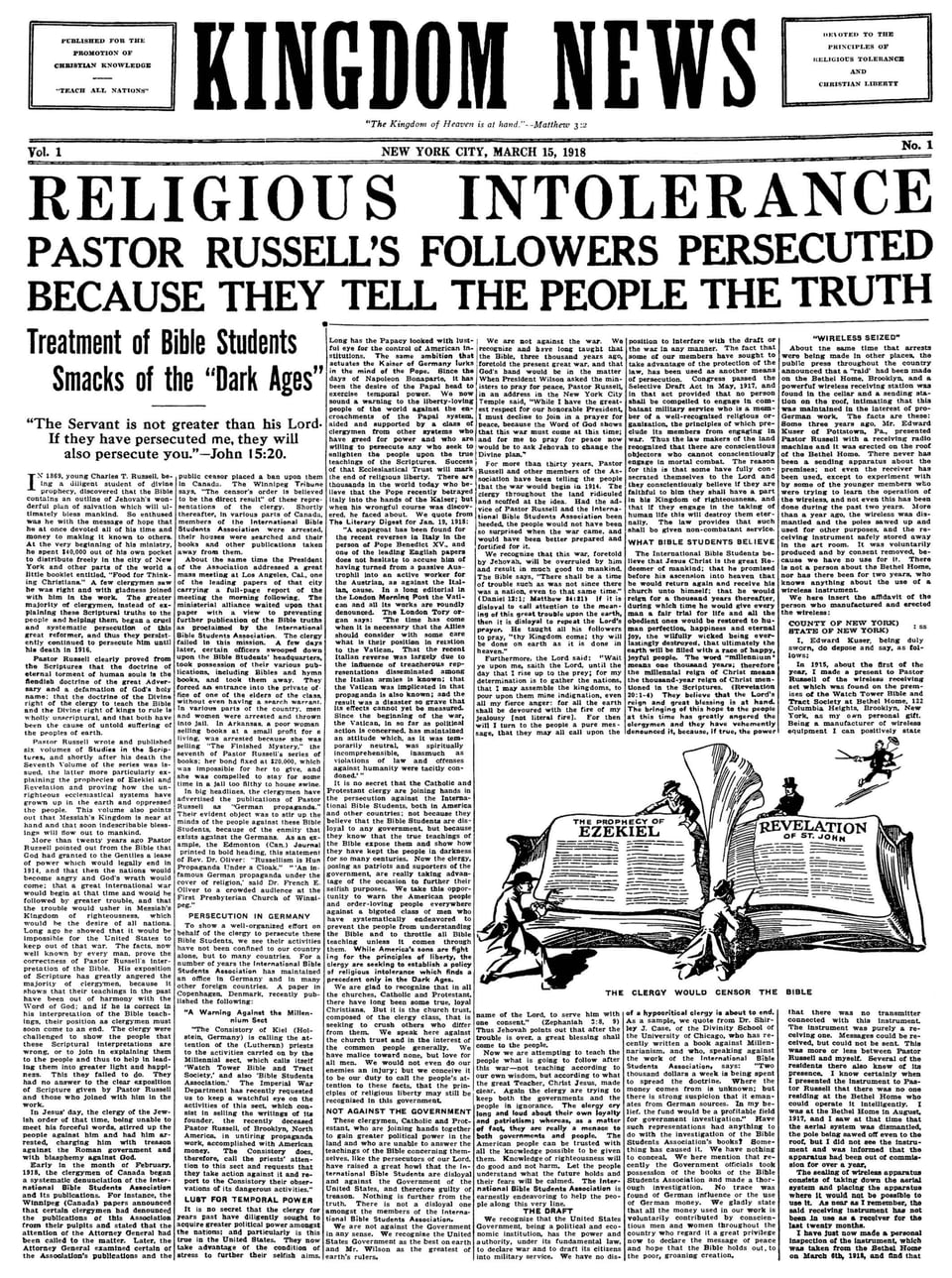 Religious Intolerance